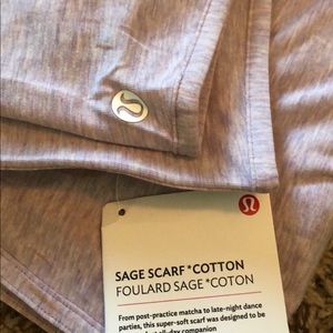 NWT Lululemon Sage Scarf Cotton